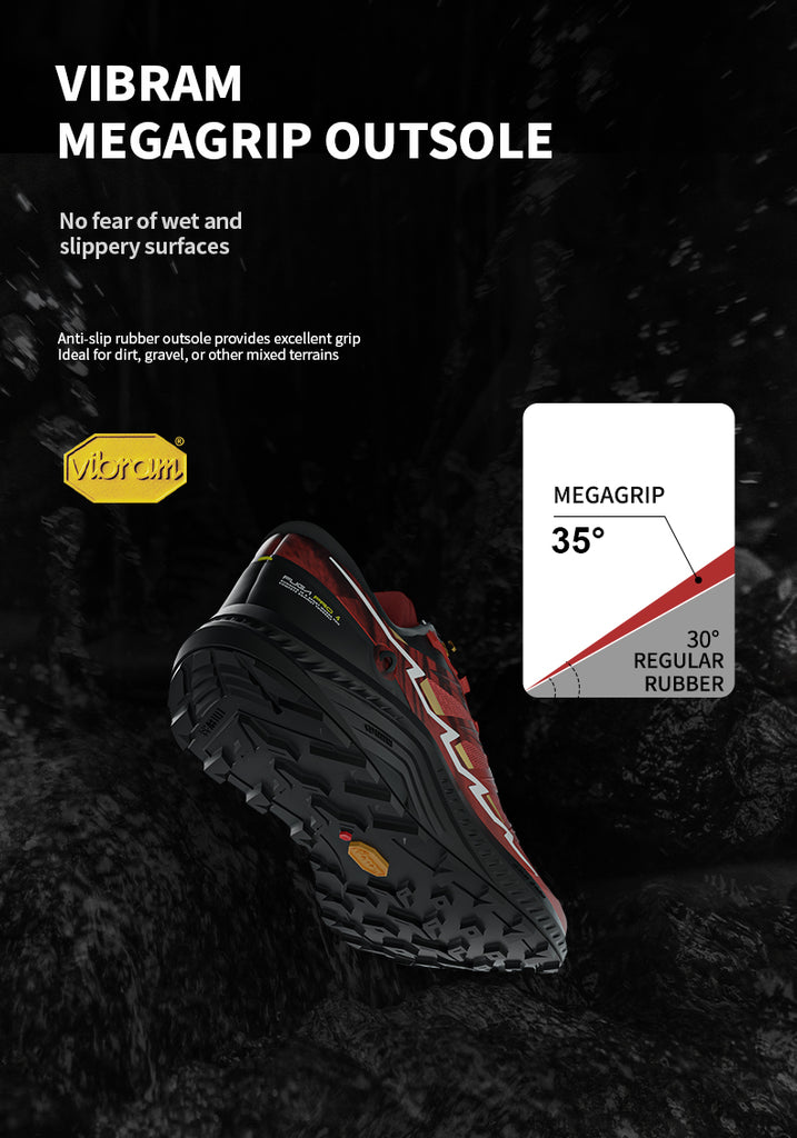 3. Scarpe da trail running FUGA-Pro4-Suola Vibram Megagrip