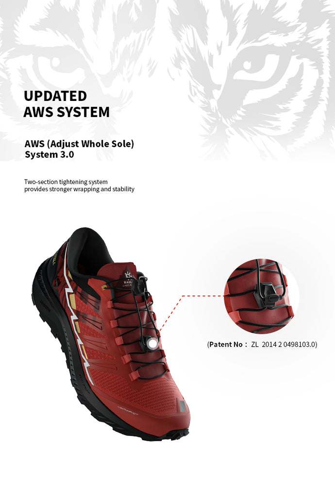 7. Scarpe da trail running FUGA-Pro4-Sistema AWS aggiornato