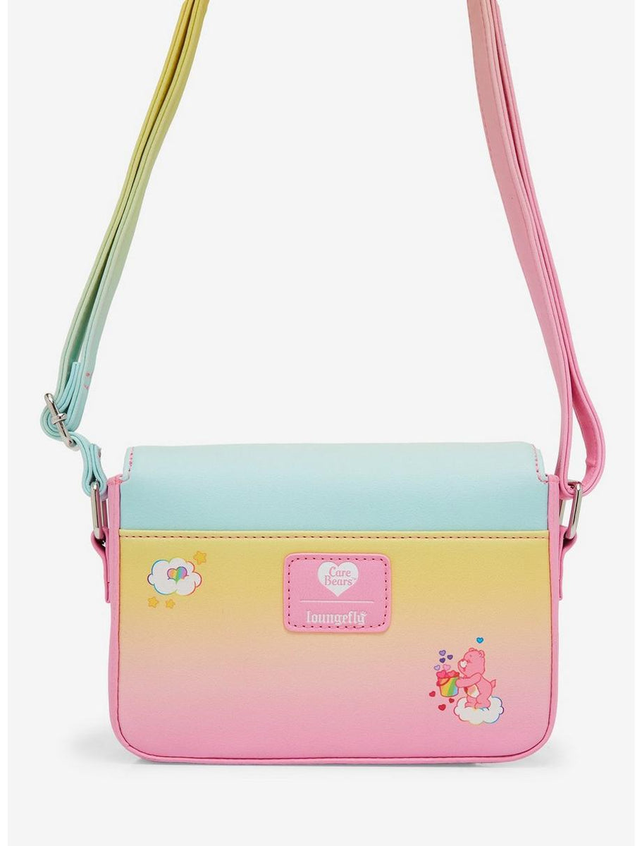 Loungefly Care Bears Rainbow Ombre Crossbody Bag - PRE ORDER – Let Me ...