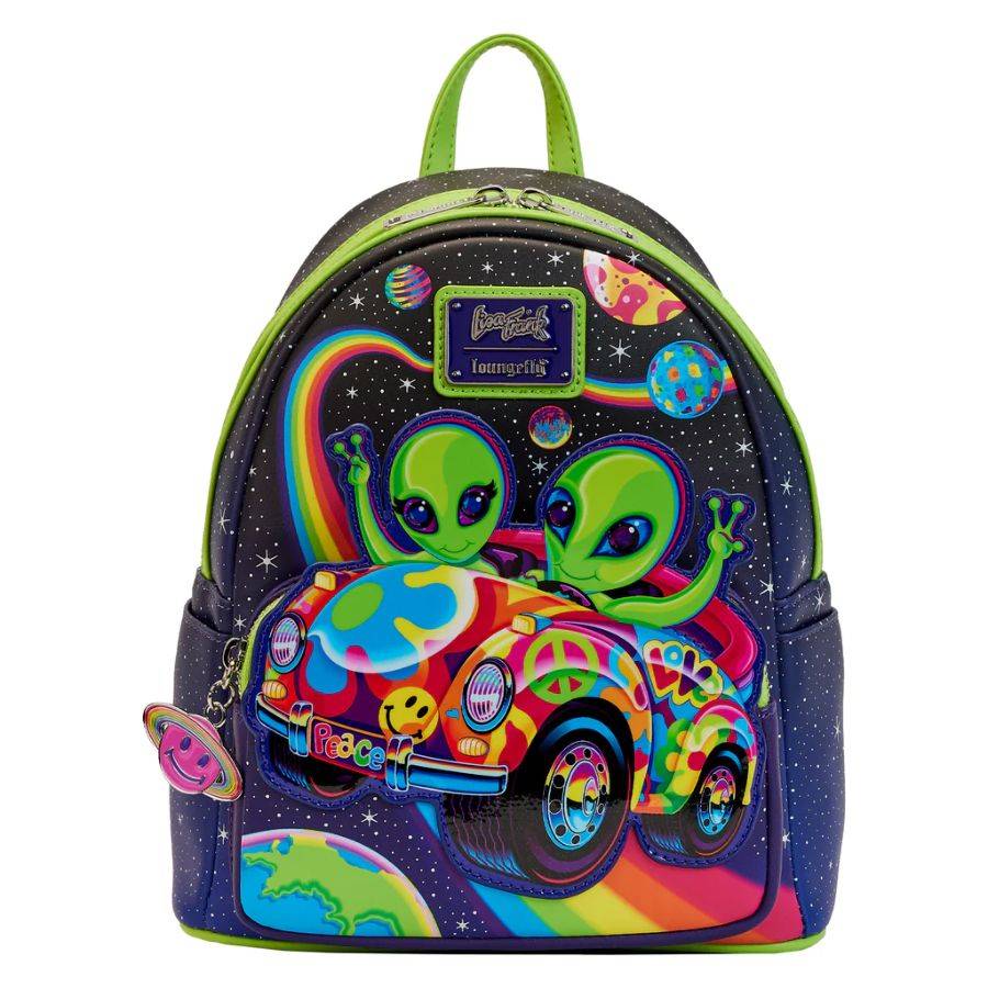 Lisa Frank - Cosmic Alien Ride Glow Mini Backpack - PRE ORDER – Let Me ...