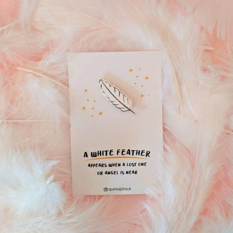 white feather remembrance gift