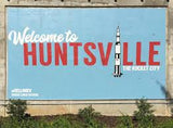Huntsville rocket city sign