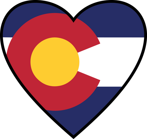 Heart in Colorado Design Explained 53 14ers Rocky Mountains Continental Divide Denver Boulder Ft Collins Grand Junction Colorado Springs