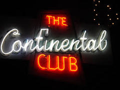 Continental Club Neon Sign in Austin Texas