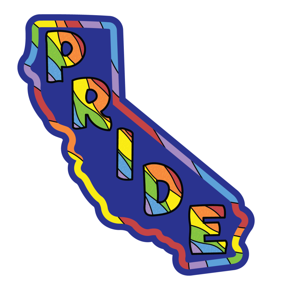 1 inch texas gay pride stickers