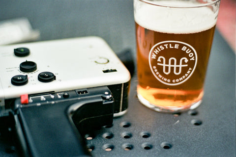 Angel M Rodriguez' camera and beer