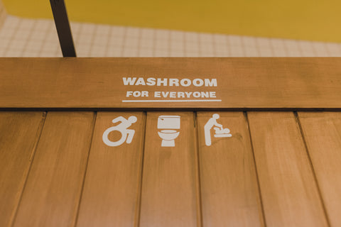 washroom for everyone sign