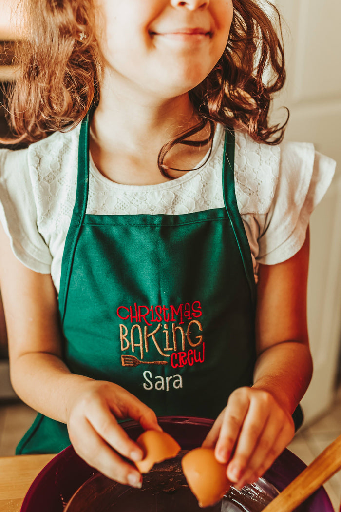 Mommy and Me Christmas Baking Aprons