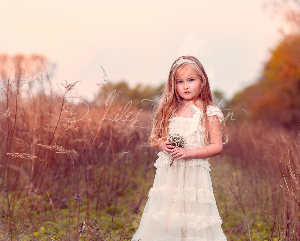 boho christening dress