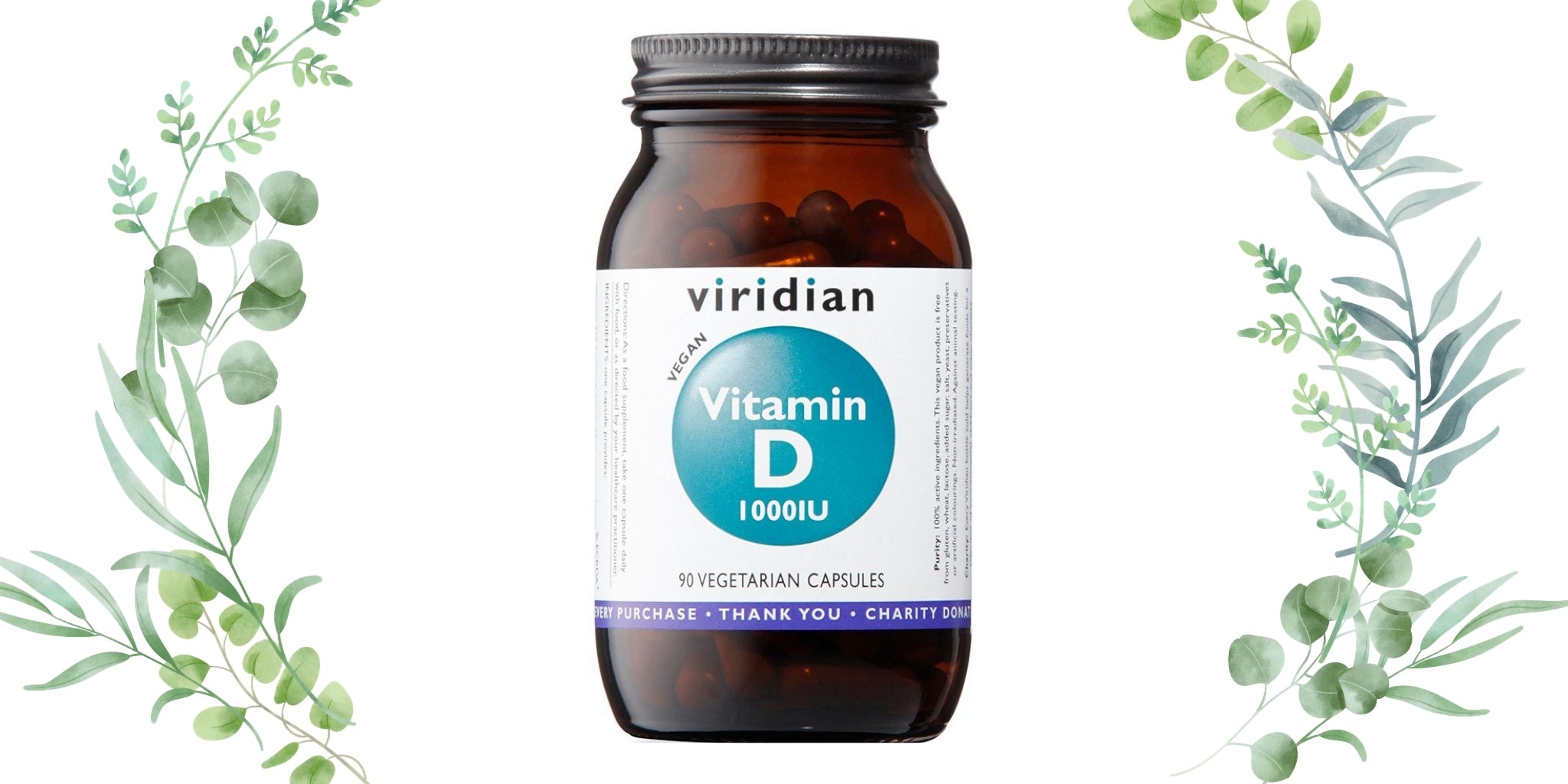 Viridian Vitamin D3 1000u
