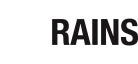 das logo der mode marke rains