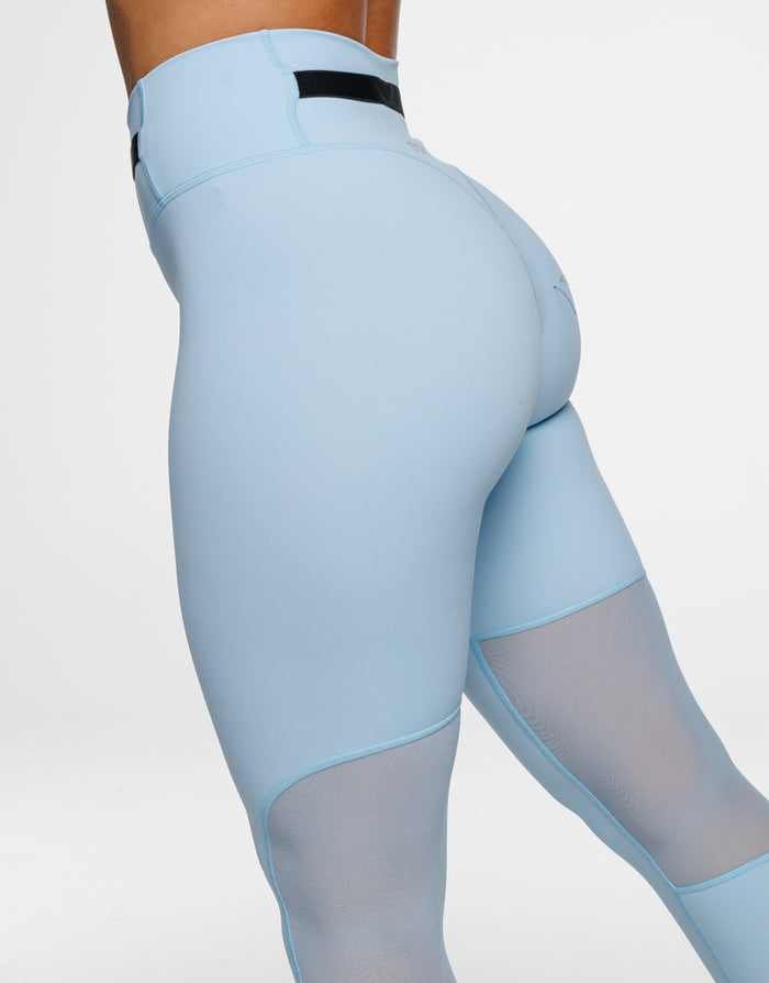 Echt scrunch leggings steel blue, XS 💙 Gorgeous - Depop