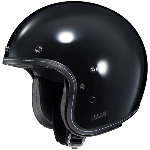 HJC IS-5 Open Face motorcycle helmet in black gloss