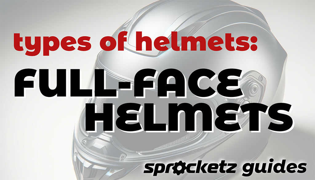 types of helmets - full face helmets - graphic