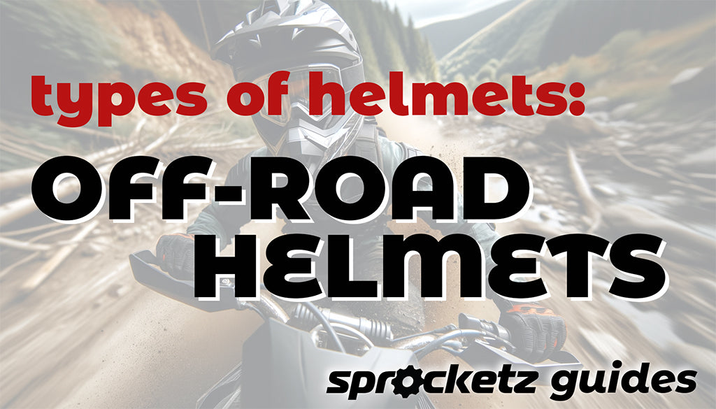 types of helmets - off road helmets - graphic