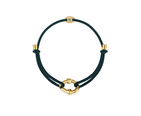 HYÈRES LOR (イエールロール ) - Erite23 SV(Y) Change String Bracelet Khaki