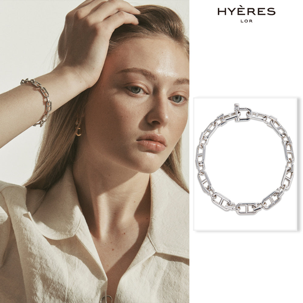 HYÈRES LOR (イエールロール ) - H Edition 14K dual H bracelet – einz.jp