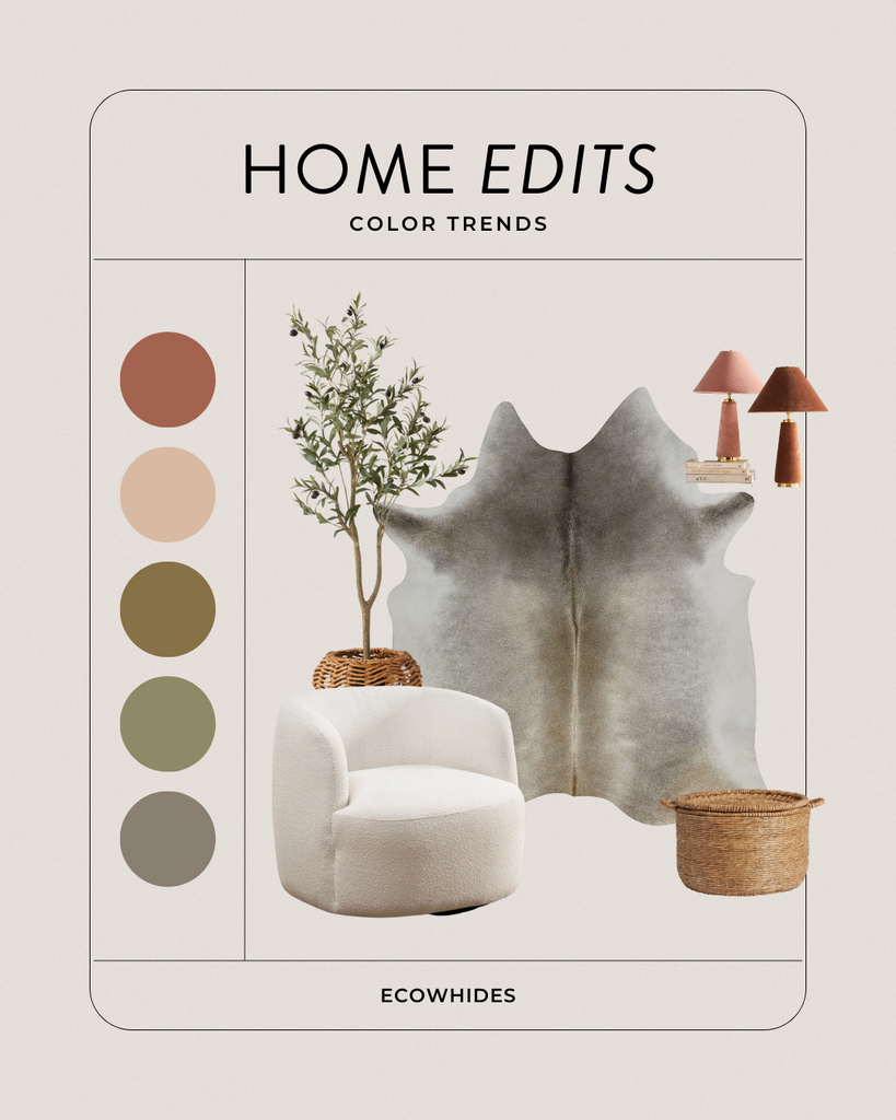 Home Edits - eCowhides - home decor fall trends 2023