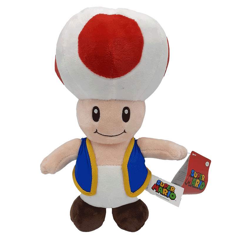 mario toad soft toy