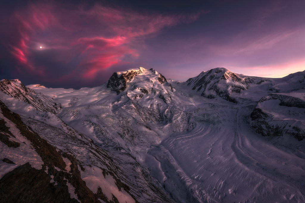 Rose of the Alps. Monte Rosa by Isabella Tabacchi. Nature Fine Art Prints by Isabellandscapes