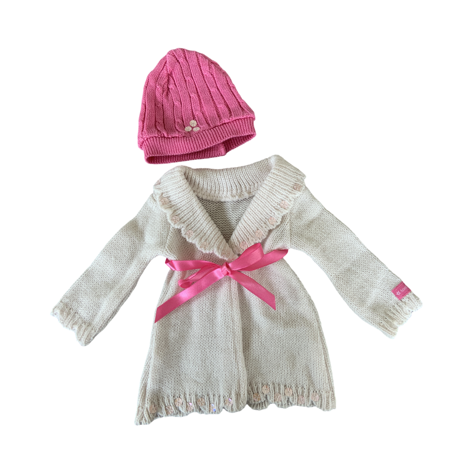 American Girl 18" Doll Long Winter Sweater Outfit