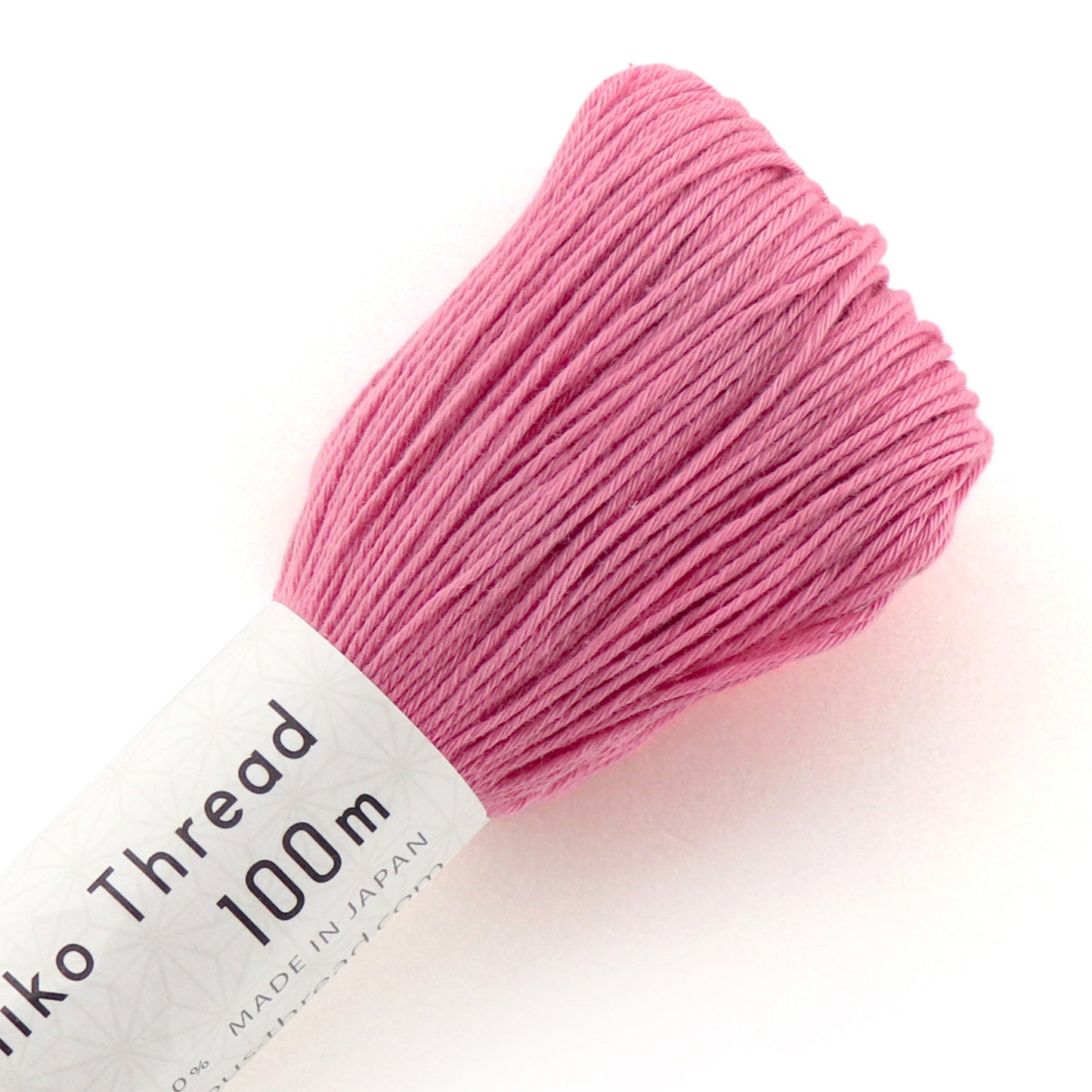 Olympus #110 Japanese cotton Sashiko thread PINK 100 meter skein