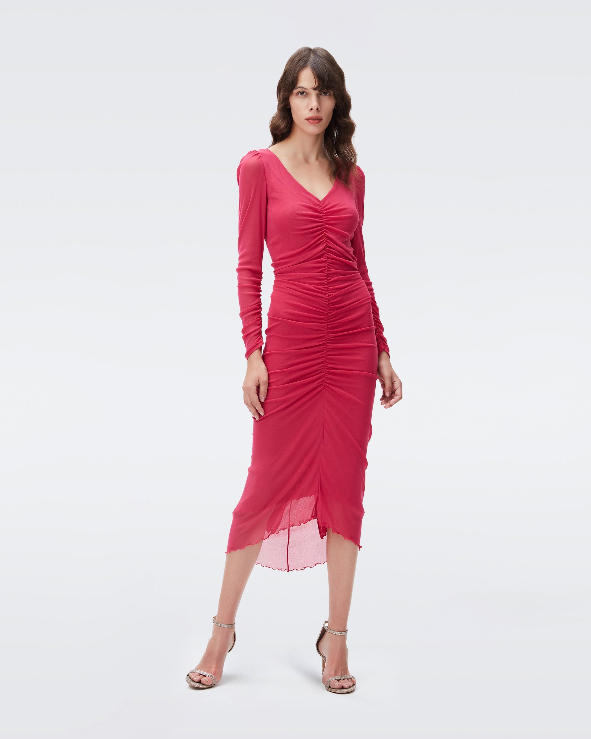 Dvf - Romeo Mesh Dress By Diane Von Furstenberg In Size Xxs