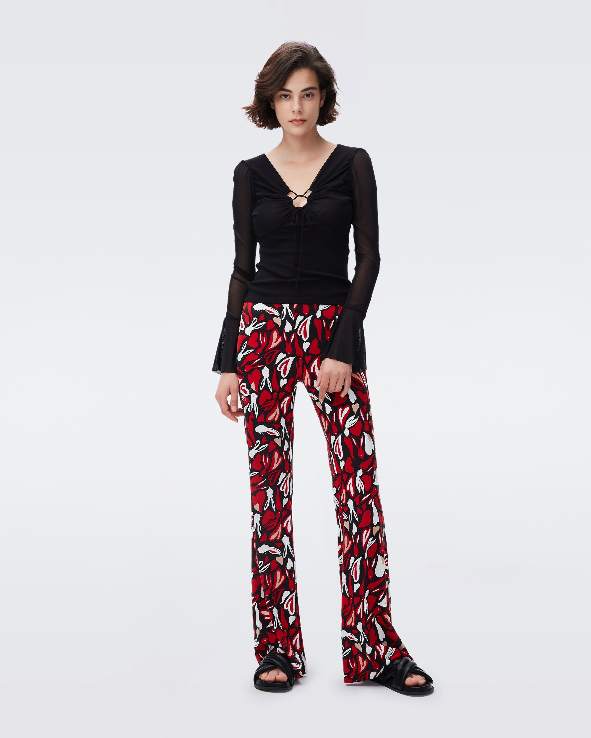 Dvf - Brooklyn Pants By Diane Von Furstenberg In Size Xxs