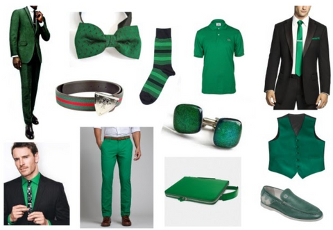 Emerald green Menswear ootd