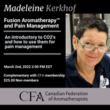 Fusion Aromatherapy and Pain Management Webinar photo