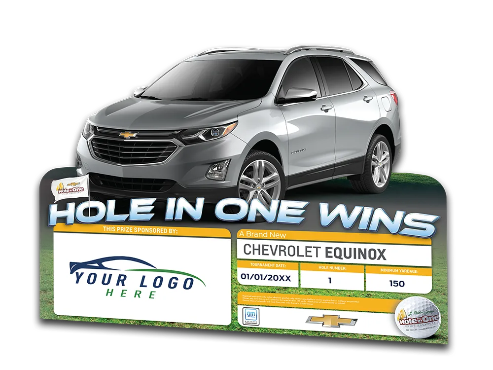 Chevrolet Golf Prize Sign