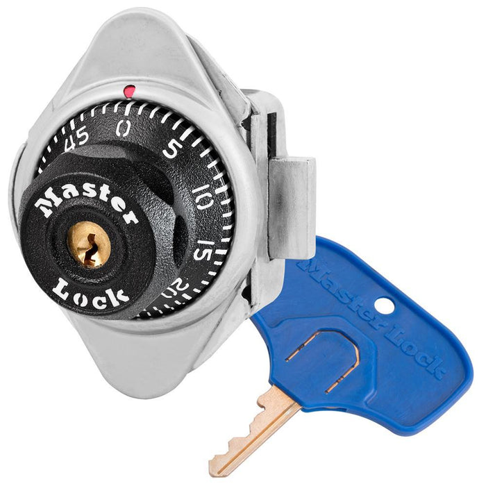 Master Lock 1637MKADA ADA Compliant Built-In Combination Lock with Metal Dial for Lift Handle Lockers - Hinged on Left-Combination-HodgeProducts.com