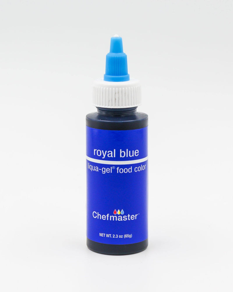 Chefmaster 2.3oz liqua Gel Food Color Royal Blue