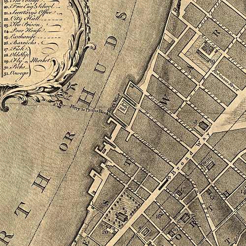 Plan Of The City Of New York 1776 American Map Store