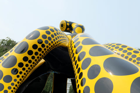 KUSAMA: Cosmic Nature sculpture at New York Botanical Gardens