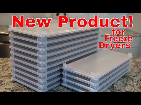 TRIANU 24 Pack Tray Stackers for Harvest Right Freeze Dryer Accessories  Compatible with Harvest Right Trays, White(ONLY Tray Stackers)