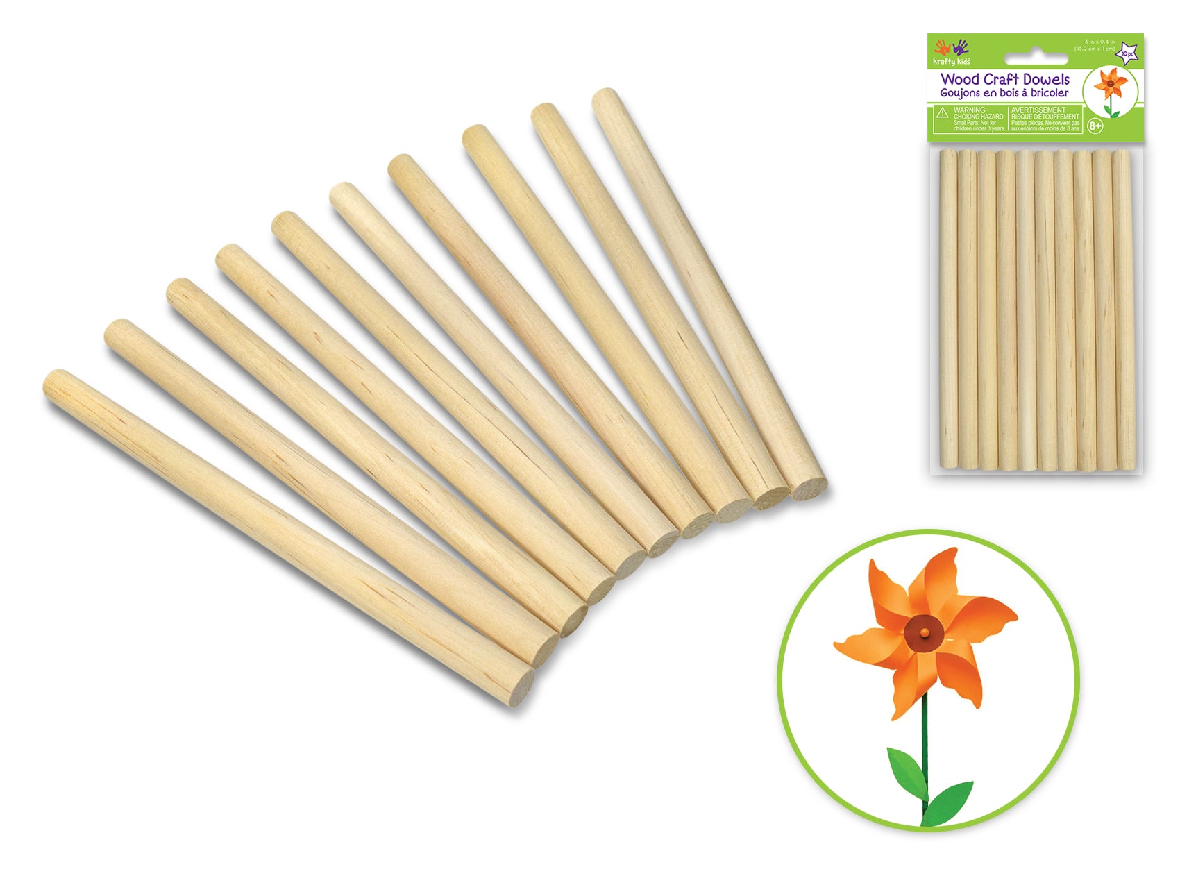 Extra Jumbo Wood Craft Sticks 7.9X0.8 25/Pkg Natural Colour