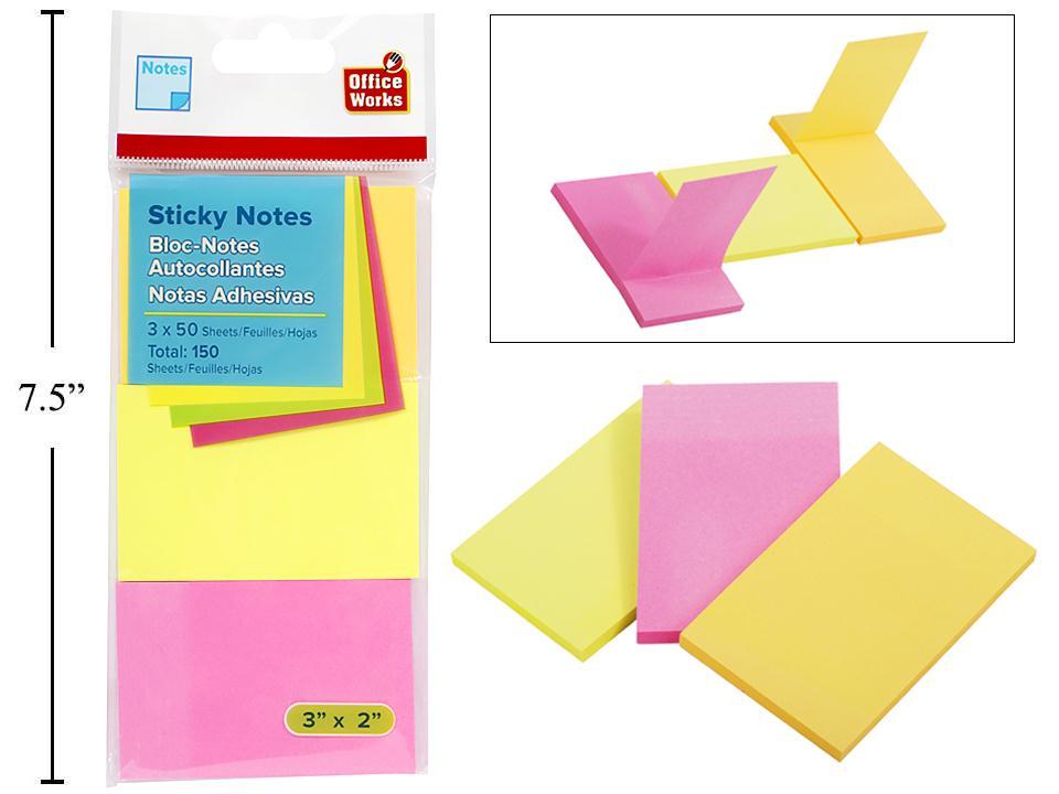  Post-it Sticky Notes 75x25mm 100 sheets x40 or mixed color  5002-K : Office Products