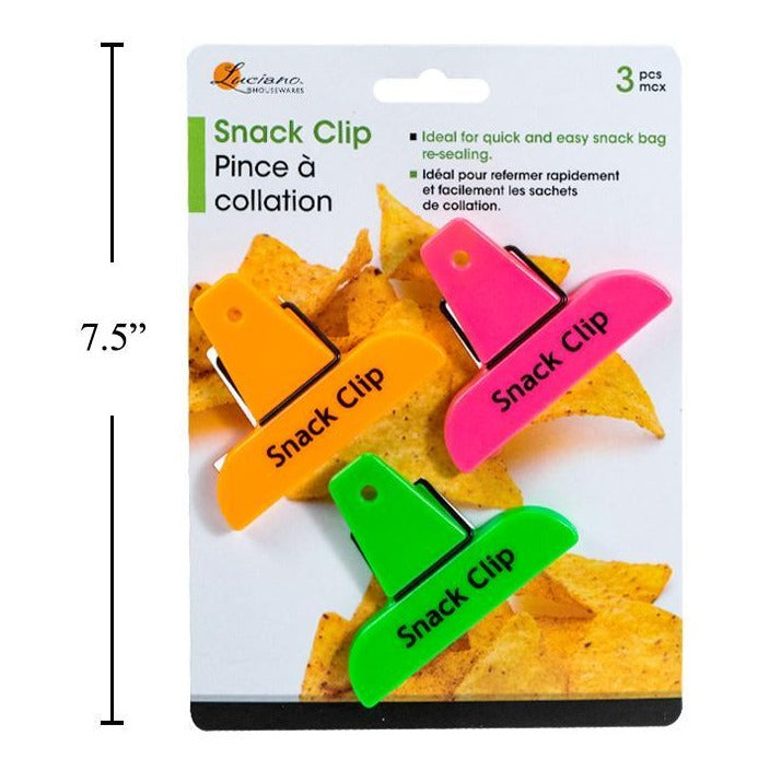 Luciano Rainbow Bag Clips - Set of 8 (Multi Colour)