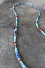Load image into Gallery viewer, Beaded wrap #2...two ways! Blues and Reds!
