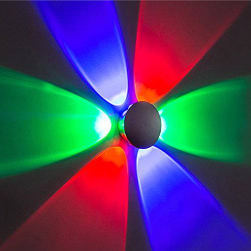 18 watt Round Shape LED Wall Sconce Light Fixture Indoor - (Multi-Colored) - Wall Light