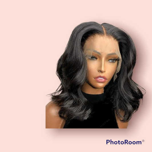 Brazilian lace front Highlighted Short Bob Glueless Lace Wig with Baby Hair