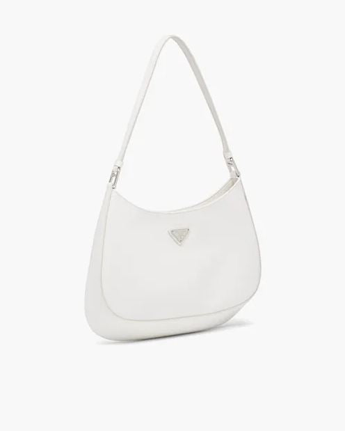 women's prada cleo brushed leather hobo bag stores