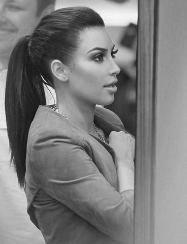 Kim Kardashain – Queen of pro-ponytail.