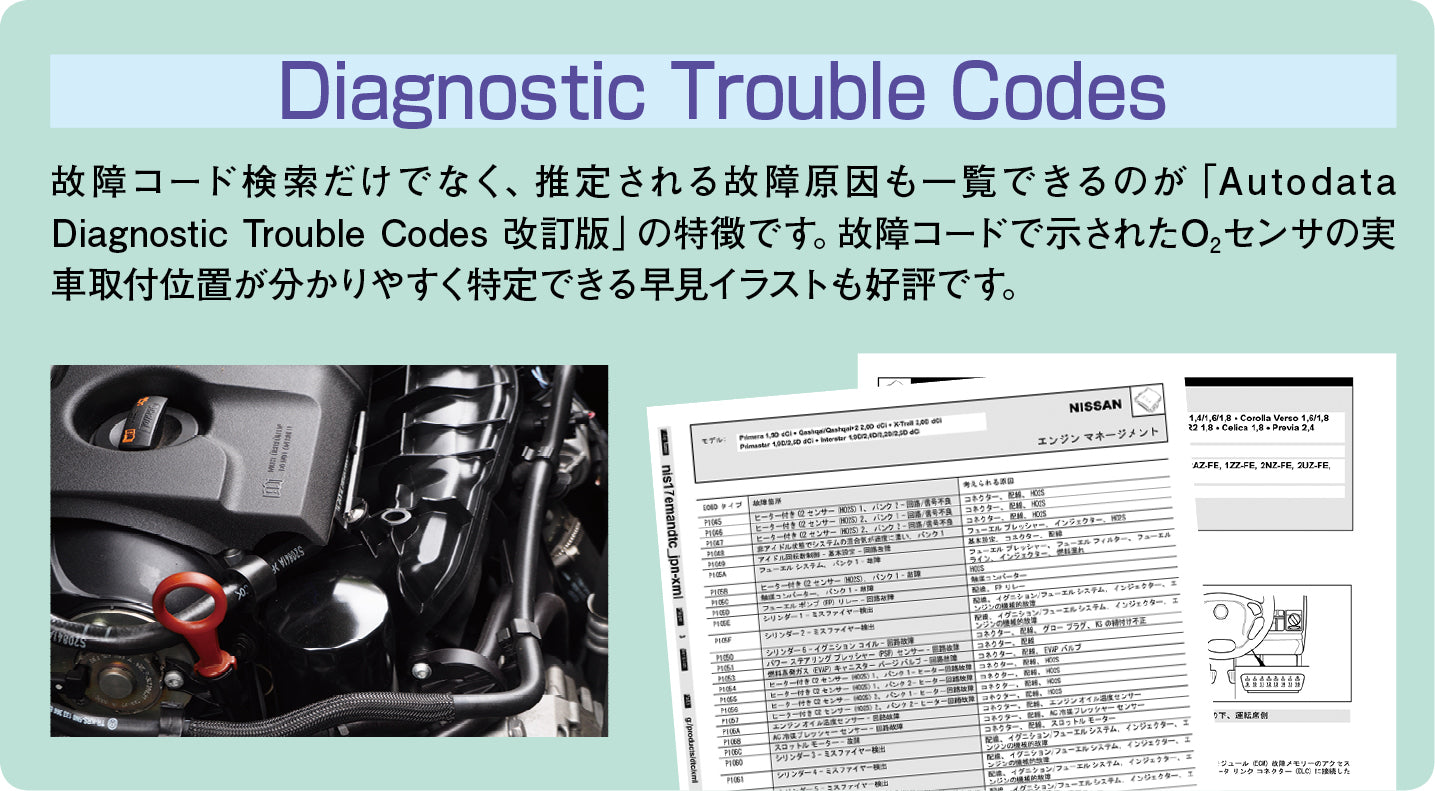 LAUNCH 故障コードリーダーISOD＋AUTODATA DTCBOOKセット［正規品アウトレット］送料無料