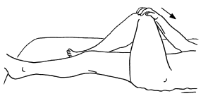 Piriformis release stretch