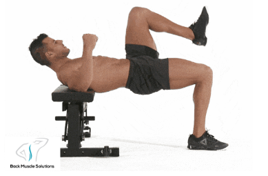 Single Leg Hip Thrust - Back Muscle Solutions