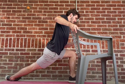 tensor fasciae latae stretch: back and over stretch