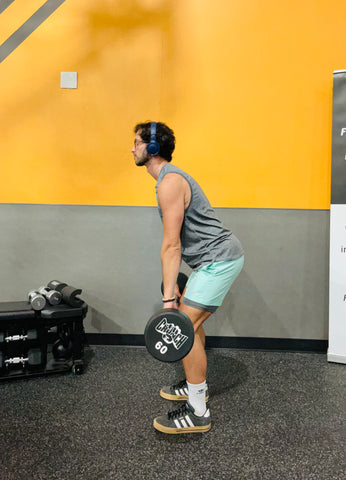 Upper Back Row: Bent Over Barbell Row