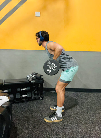 Upper Back Row: Bent Over Barbell Row